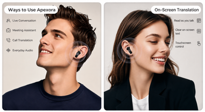 Apexora™ AI Translator Earbuds